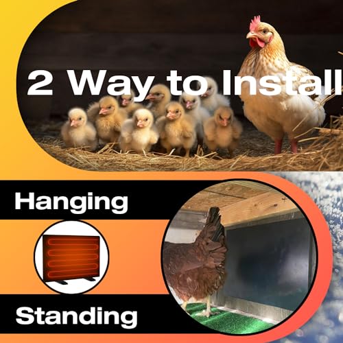 H&G Lifestyles CCH4029 Chicken Coop Heater Radiant Heat Panel Cozy Coop Heater thumb #2