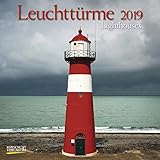 Leuchttürme (BK) 226019 2019: Broschürenkalender mit Ferienterminen. Leuchtturm und Küste. 30 x 30 cm - Wandkalender