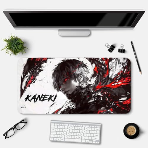 Image of Extended Gaming Mouse Pad for Desk (23x11.5 Inch) - Large Mouse Pad for Office & Home | Non-Slip Rubber Base, Smooth Surface Desk Mat for Laptop, Keyboard & Mouse (Supper Heros Edition) (Print 16)