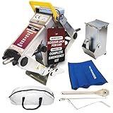 Generic The Ultimate Heavy Duty Scissor Jack - Complete Kit - 2 Ton (4400 lbs) Capacity Emergency Car Kit for Auto/SUV/MPV/RV/EV/4X4/Truck, Large, Galvanized silver