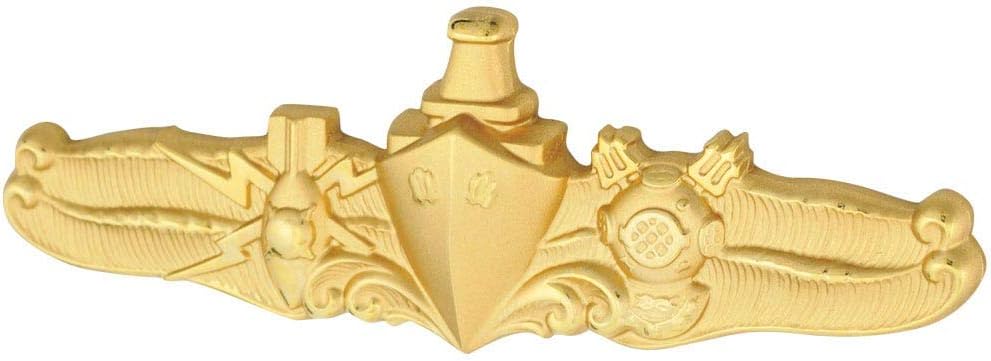 Navy Officer Special Operations Badge Full Size Official Gold Finish