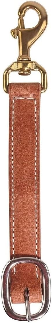 PROFESSIONAL'S CHOICE Replacement Down Strap - Hermann Oak 1" Leather Breast Collar Strap with Brass Snap & Buckle (1256HL)