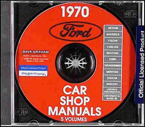 1970 MERCURY REPAIR SHOP & SERVICE MANUAL CD. Mercury Colony Park, Cougar, Cougar Boss 429, Cougar Cobra Jet, Cougar XR-7, Cyclone, Cyclone GT, Cyclone Spoiler, Marauder, Marauder X-100 70