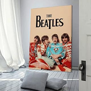Poster décoratif sur toile The Beatles – Décoration murale moderne pour chambre à coucher – 40 x 60 cm - Les Beatles, Paul McCartney, John Lennon, RIngo Starr, George Harrison Poster décoratif sur toile The Beatles - Décoration murale moderne pour chambre à coucher - 40 x 60 cm – Image 3