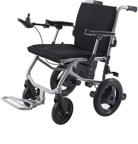 Culver Mobility Kano Foldable Electric Wheelchair, Travel Size, User-Friendly, Wheelchairs for Adults Lightweight, Folding Power Chair (Black)
