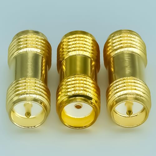 3PCS SMA Barrel Adapter Connector Antena miniatura 3