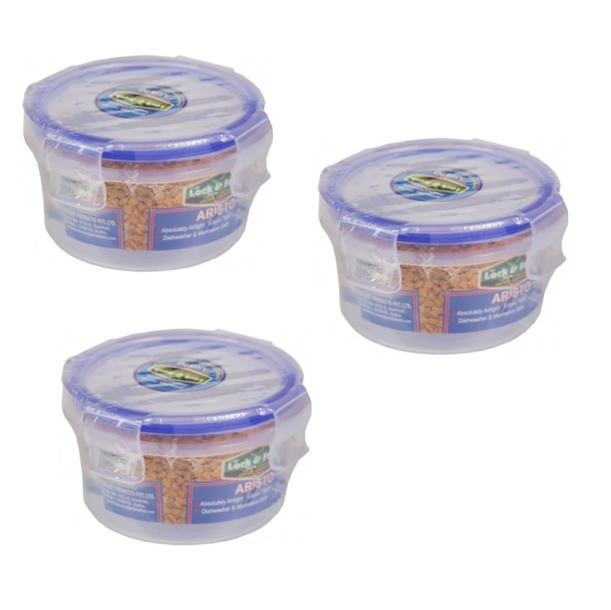 See full amazon price history chart for ARISTO LnF 350 ML Round Plastic Lock & Fresh Plastic Storage Container, 350 Ml, Set of 3, Clear ARISTO LnF 350 ML Round Plastic Lock & Fresh Plastic Storage Container, 350 Ml, Set of 3, Clear (B0CNWFSWKB) Amazon Price History, Amazon Price Tracker