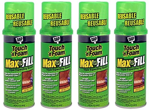 Touch 'n Foam 4001031212 MaxFill Maximum Expanding Sealant (4, 12oz.)