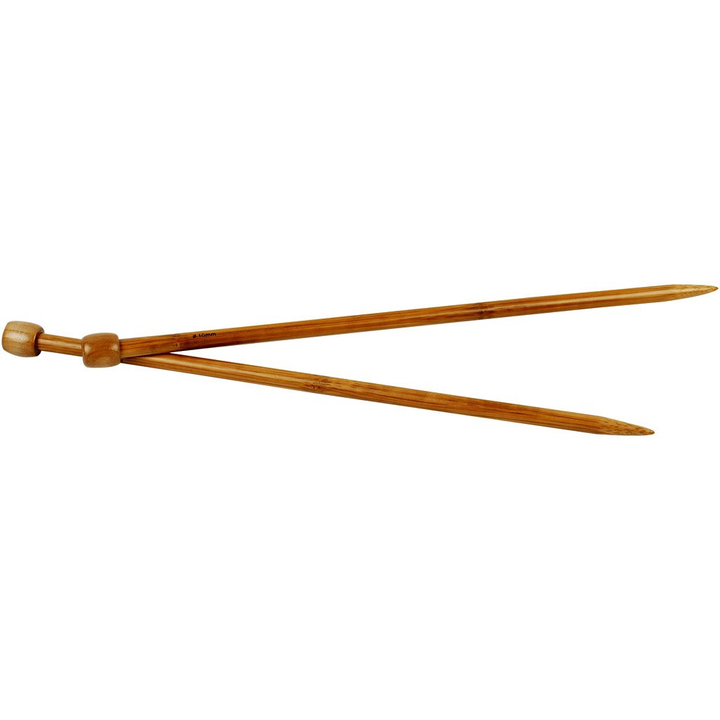 Creativ Company 100263 Size 10 Knitting Needles, Grey