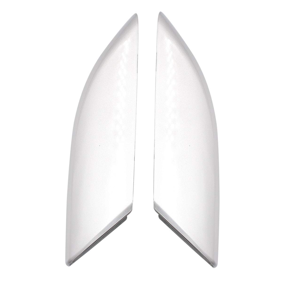 NewYall Set of 4 Silver Roof Luggage Cargo Rail Rack End Cap Protection Cover Shell Trim