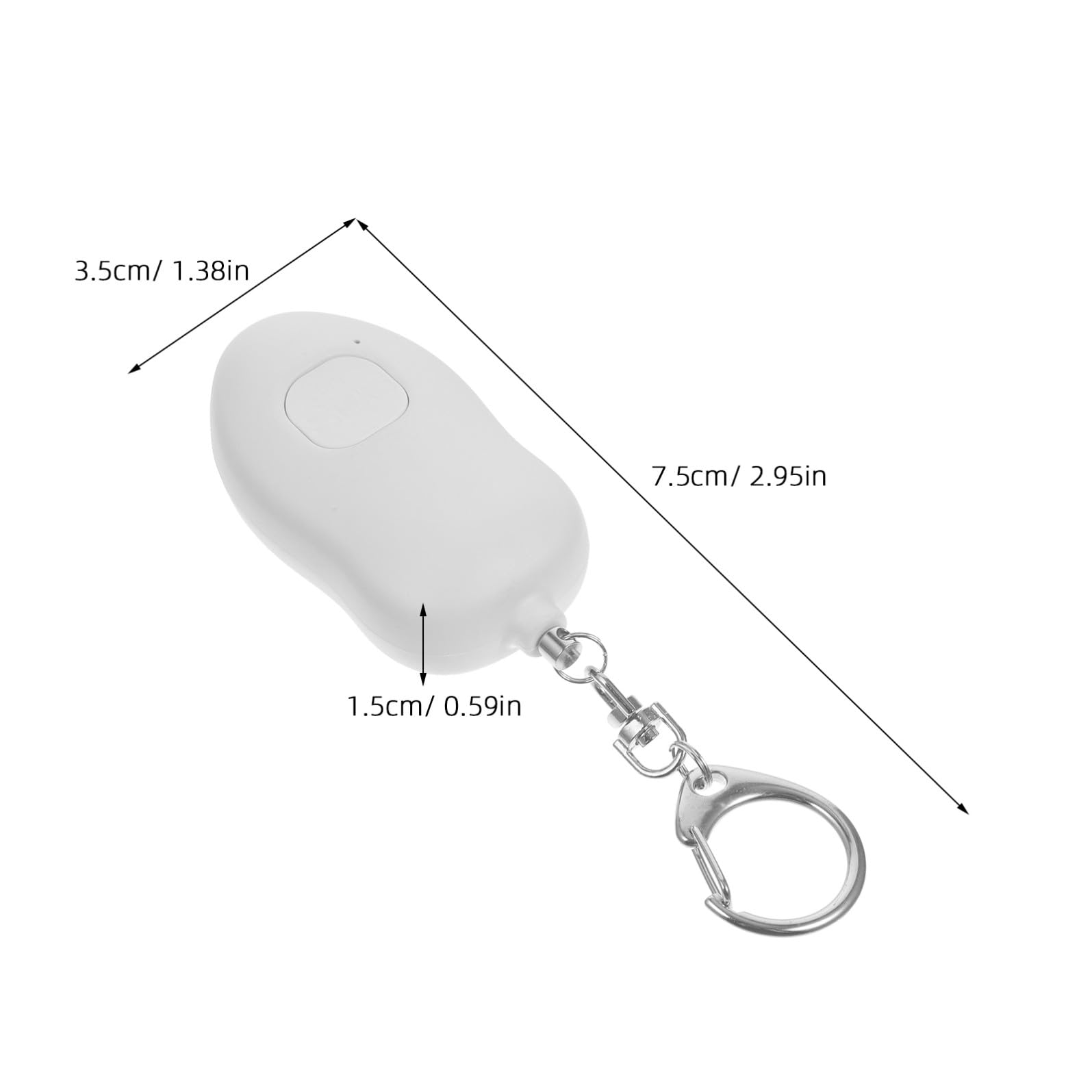 UKCOCO 3piezas Personal Alarm Led Flashlight for Women Emergency Safety Device for Outdoor Use Lightweight and Portable Personal Security Alarm