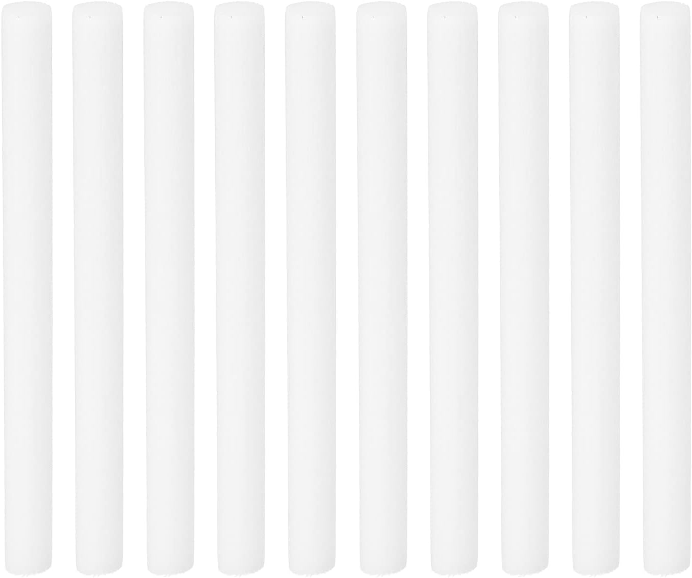 PATIKIL Humidifier Cotton Filter Sticks, 10 Pcs Refill Sticks Filter Wicks Replacement for USB Mini Humidifiers Portable Diffuser (4.72'' x 0.31''), White