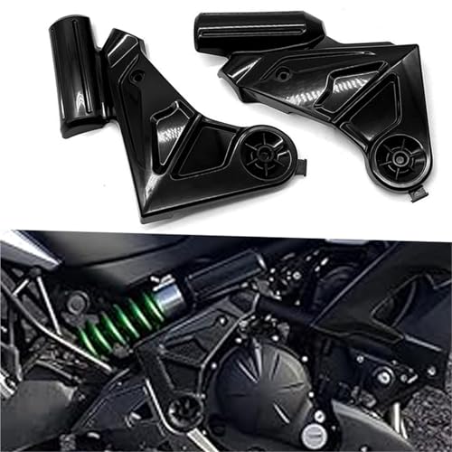 Ailettes de carénage pour Kawasaki Versys 650 2015-2023 protection latérale noire