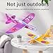 LUCKY GUESS 100 Pcs Foam Gliders Planes Toys, Paper Airplane, Assorted Colors, Easy Assembly, Perfect for Party Favors & Classroom Prizes, Outdoor Flying Toys for Kids Boys and Girls