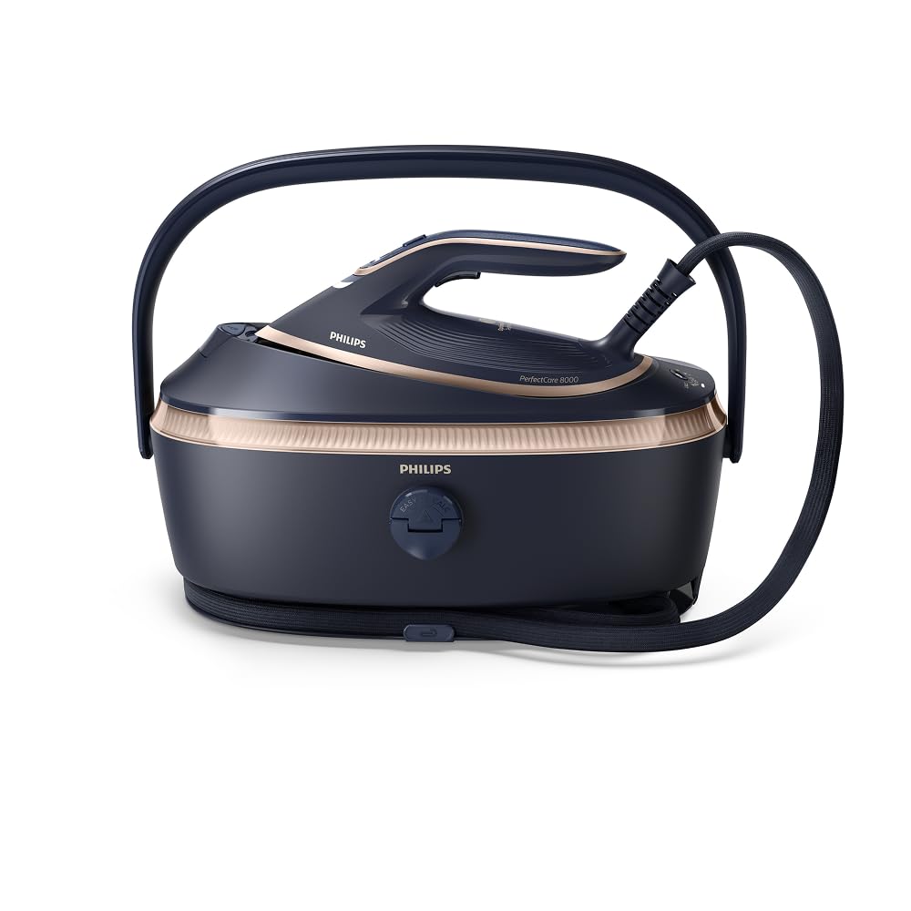 Philips PerfectCare 8000 Serisi Buhar Kazanlı Ütü – 215g Buhar, Kolay Taşıma ve Saklama, OptimalTEMP, SteamGlide Elite, 1.4L, Kolay Kireç Çözme, Sıfır Yanık Garantisi (PSG8300/20)