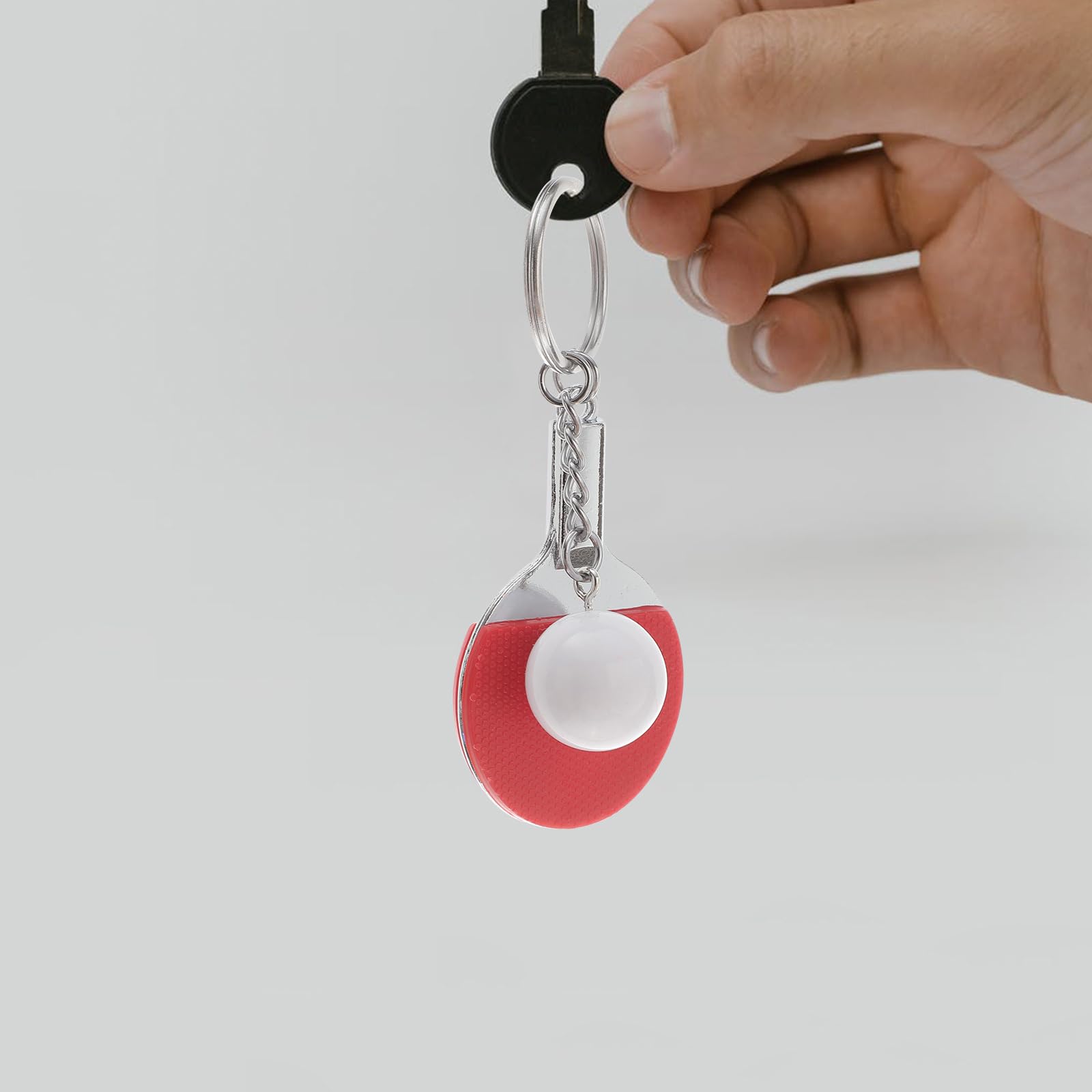 SOIMISS 18 Stück Schläger-Schlüsselanhänger Rucksack-Schlüsselanhänger Auto-Dekoration Schlüsselanhänger Für Autoschlüssel Mini-Pong-Schlüsselanhänger Auto-Schlüsselanhänger