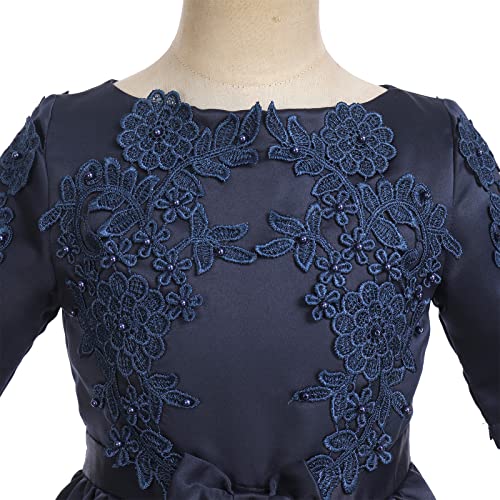 IDOPIP Pageant Dresses for Girls Maxi Romper Dress Kids Flower Wedding Communion Prom Graduation Birthday Party Long Gown4