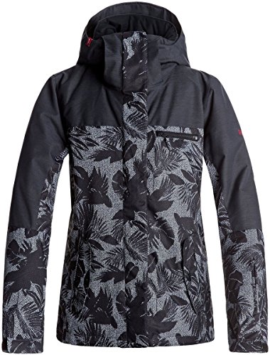 Roxy Jetty Block JK, Chaqueta de Snowboard para Mujer, Mujer, Jetty Block Jk, Antracita, M