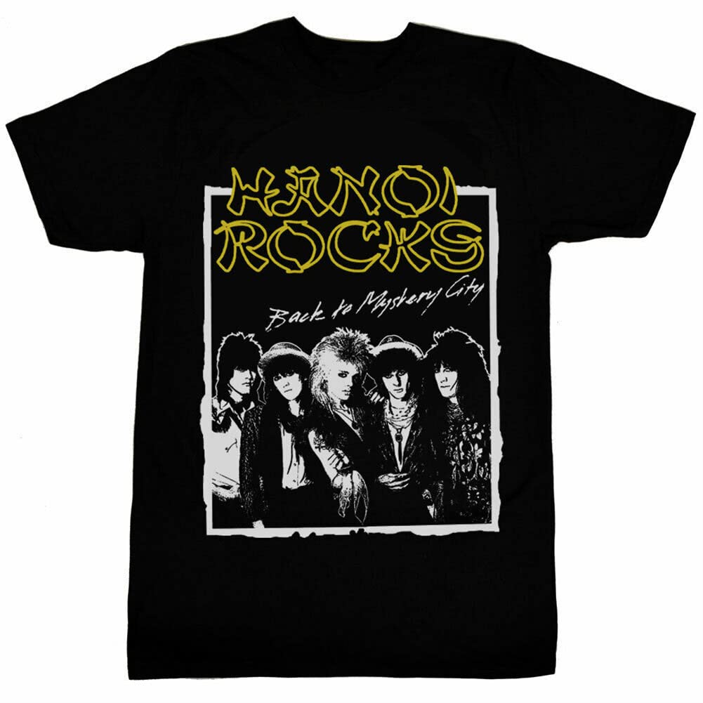 Hanoi Rocks Back to Mystery City Men's T-Shirt Black