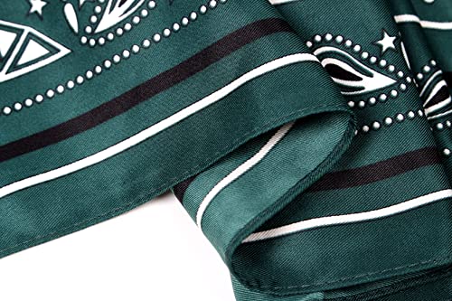 Head Scarf for Women Silk Feeling Satin Polyester Hair Large Big Scarf Wraps Neckerchief Non-Slip Scarves4