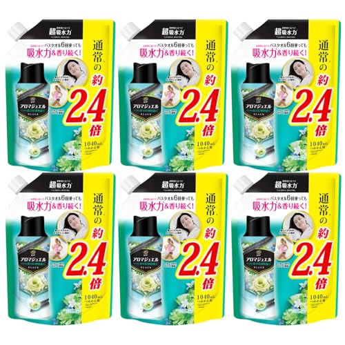 【まとめ買い】 レノア アロマジュエル パステルフローラル&ブロッサムの香り つめかえ用 特大サイズ P&G × 6個