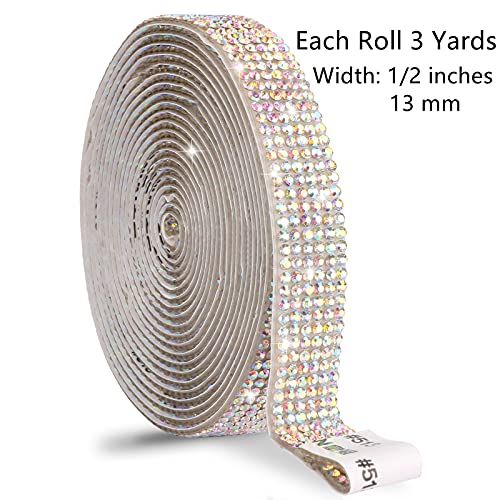 Embalaje de regalo elegante con cinta de cristal autoadhesiva de 2,7 m 8