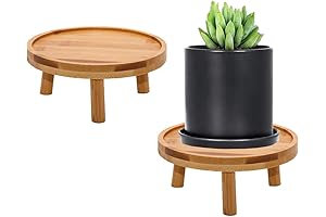 ARTORA Small Plant Stand - Indoor Wooden Planter Holder