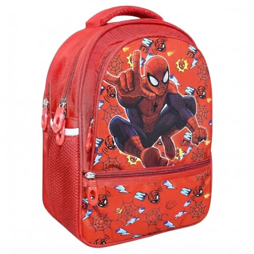 Image of Stylbase Cartoon Printed School Bag for Boys and Girls | Waterproof Backpack Bag for Travelling Sports | Kids Bag Ideal for UKG Nursery 1st Class | School Bags for 5 7 Years 15 Inches