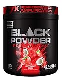 MRI Black Powder Pre-Workout Powder - Explosive Energy & Stamina - Intense Strength and Focus -...