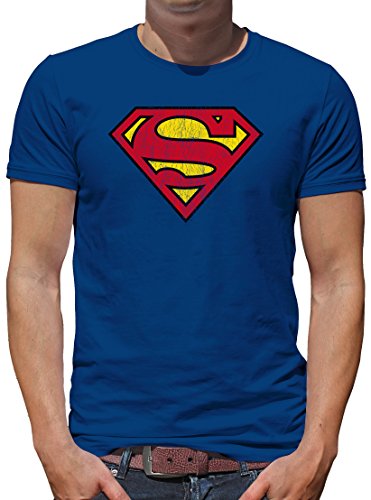 TShirt-People Superman Logo - Justice League T-Shirt Herren L Royal