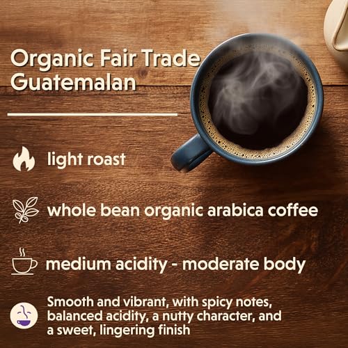 Coffee Bean Direct Organic Fair Trade Guatemalan, Whole Bean Coffee miniatura 2