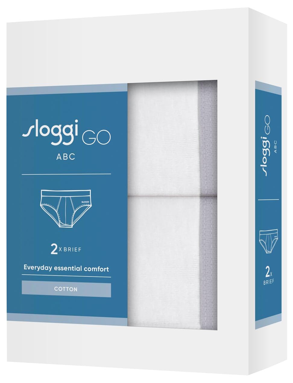 Sloggi Men Go ABC 2.0 Brief 2p Ropa Interior Hombre (Pack de 2)