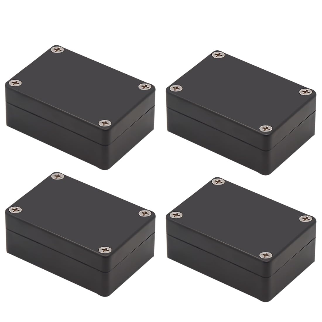 Junction Box, Zulkit Project Box IP65 Waterproof Outdoor Box ABS Plastic Electrical Boxes Electronic Enclosure Black 3.94 x 2.68 x 1.97 inch (100X68X50mm) (Pack of 2) — Amazon image 19
