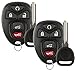 Produktbild Discount Keyless-Ersatz Schlüsselanhänger Auto Fernbedienung und ungeschliffen Transponderschlüssel kompatibel mit 15913415, 25839476, ID 46 (2 Pack)