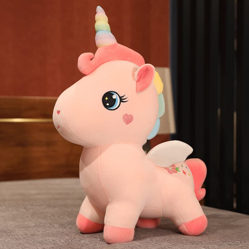 30 cm-100 cm gigante Arco Iris unicornio muñeca niña niño peluche bebé suave almohada creativa habitación decoración unicornio 100 cm