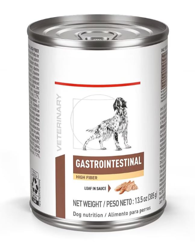 Gastrointestinal High Fiber Loaf in Sauce Wet Dog Food, 24/13.5-oz