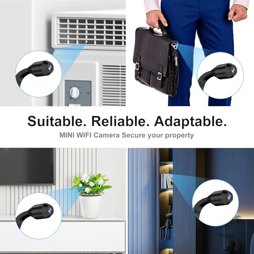 Waskame Hidden Camera Mini Spy Camera With 1080P, Wifi, App, Motion Detection For Home thumb #2