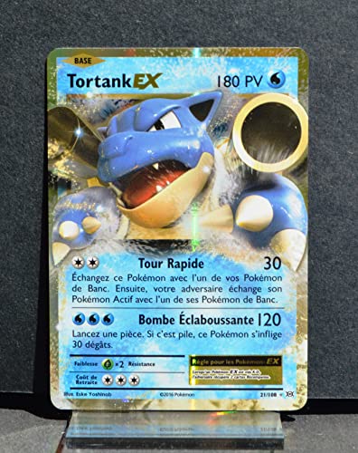 Carte 21/108 Tortank EX 180 PV XY - Évolutions Neuf FR