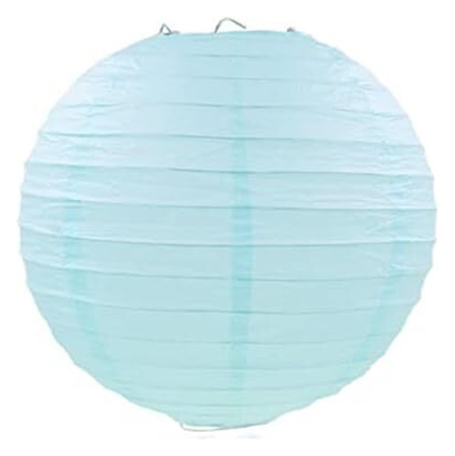Round Paper Lanterns, Chinese Round Paper Lantern Multicolor 10-40cm Birthday Wedding Decor(Blue,40cm(16inch))