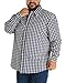 HOdo Big and Tall Mens Cotton Button Down Shirt Blacksquare 5XL