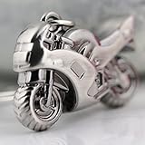 Classic Stainless Steel 3d Simulation Model Motorcycle Motorbike Keychain Key Chain Ring Keyring Keyfob 0011-1