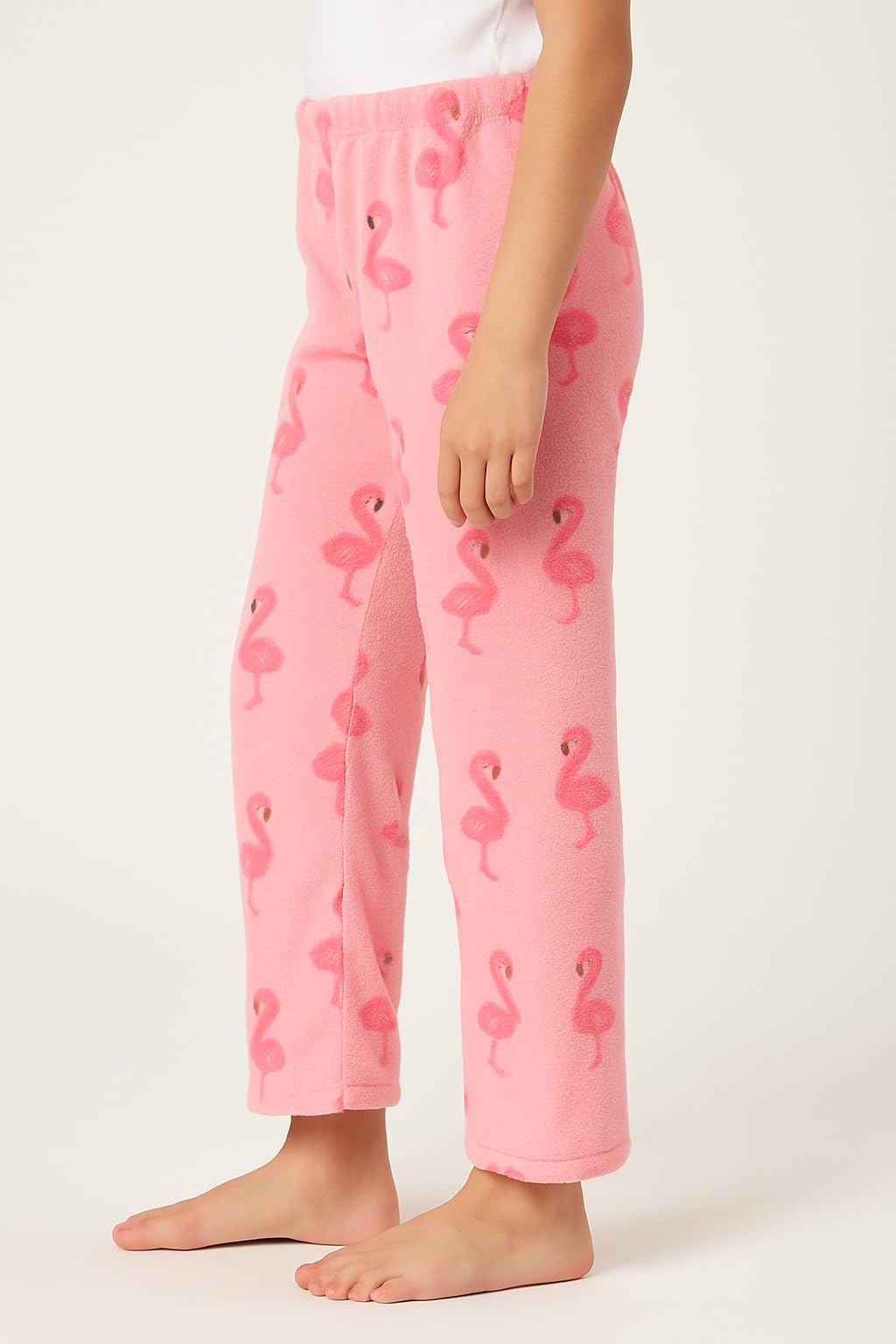 CAMEY Kids Fleece Pajama | Soft Warm Winter Lower for Boys & Girls | Cartoon Print Thermal Jogger Pants | Cozy Nightwear Bottoms (Pink, 15-16Y) - Image 3 thumbnail