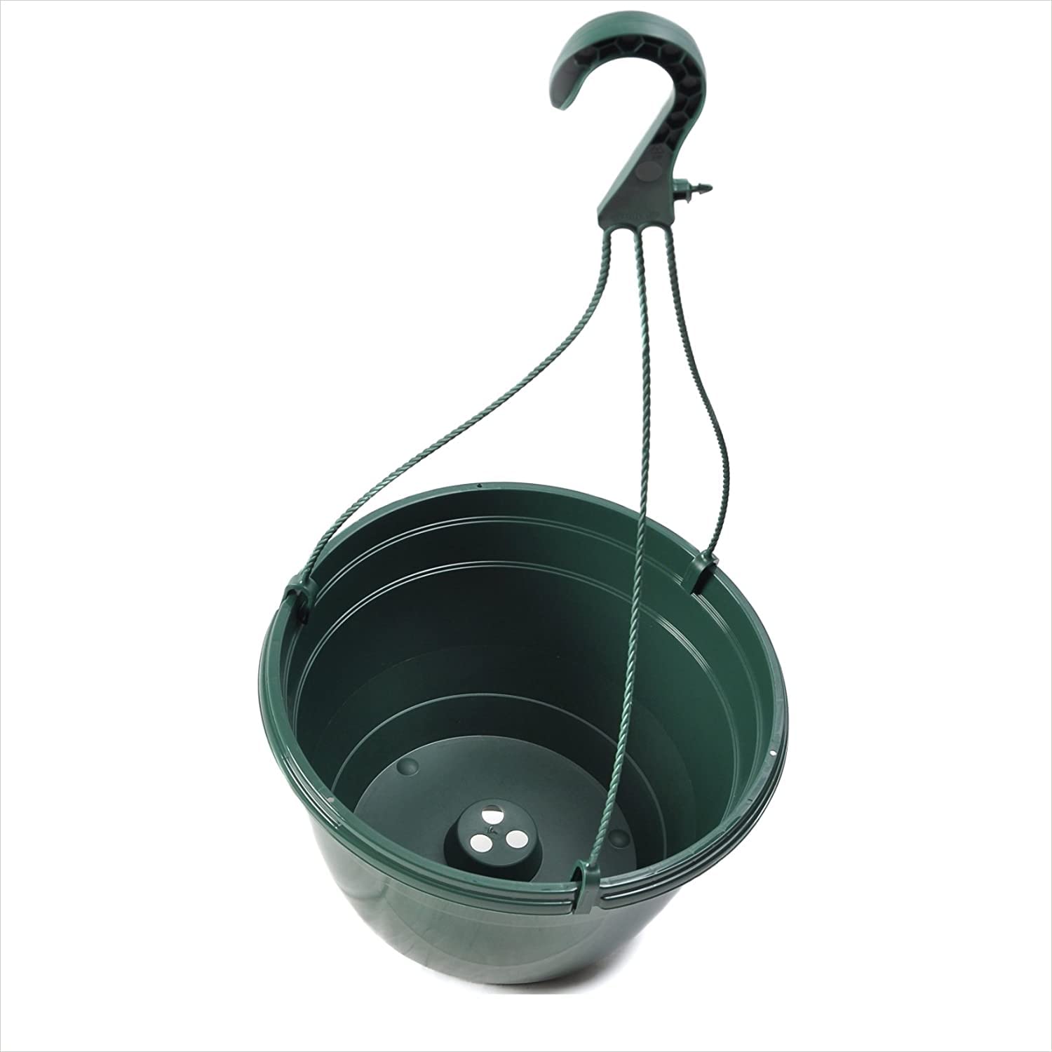 The Flowerpot Men Men's Green The Flowerpot 25Cm Plastic Hanging Pots Baskets Planters (X6, )