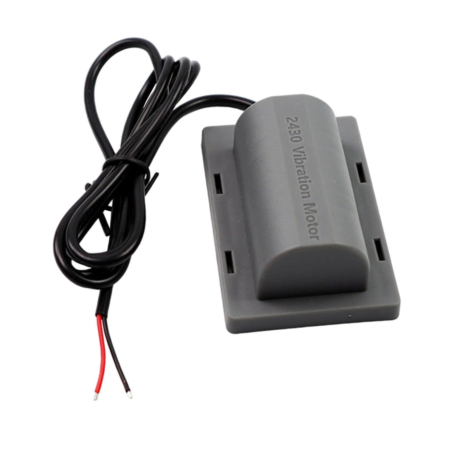 R2430 Vibration Motor 4500RPM Flat Base Versatile Easy Wiring and Installation DC 12V Electric Vibrating Motor Replacement