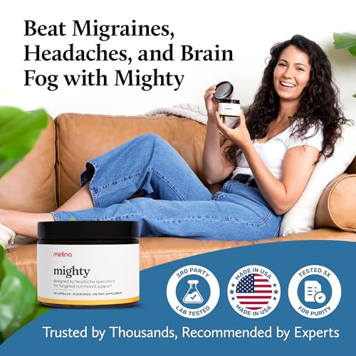 Melina Mighty Natural Migraine Relief Supplement
