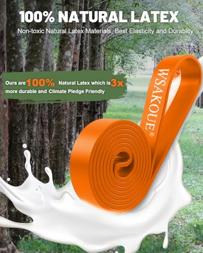 Image of Pull Up Bands, Resistance Bands Set, Exercise Workout Bands for Men & Women, Ideal for Body Stretching, Physical Therapy and Muscle Training