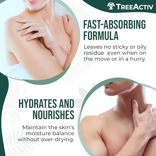 TreeActiv Body & Back Acne Treatment Original Formula, 8 fl oz, 2% Salicylic Acid Spray, Cystic Acne Treatment, Body Acne Spray, Chest, Shoulders & More, Bacne Spray for Teens & Adults