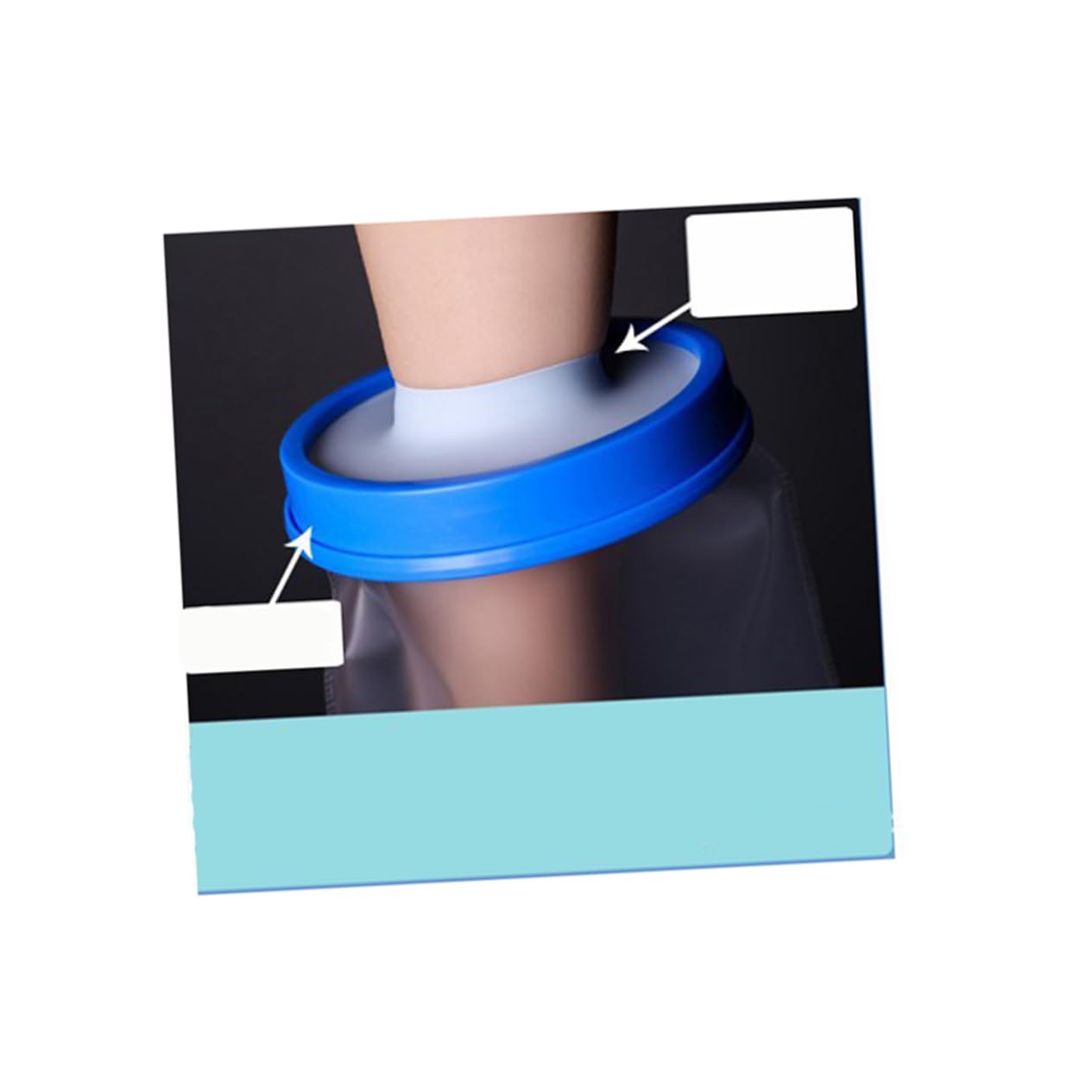 COLLBATH Foot Cast Cover Leg Cast Sleeve Waterproof Bandage Cast Bathing Cast Bag Cast Protector for Shower Cast Bandage Foot Cast Sleeve Bandage Protector for Shower Half Leg Cast Gypsum