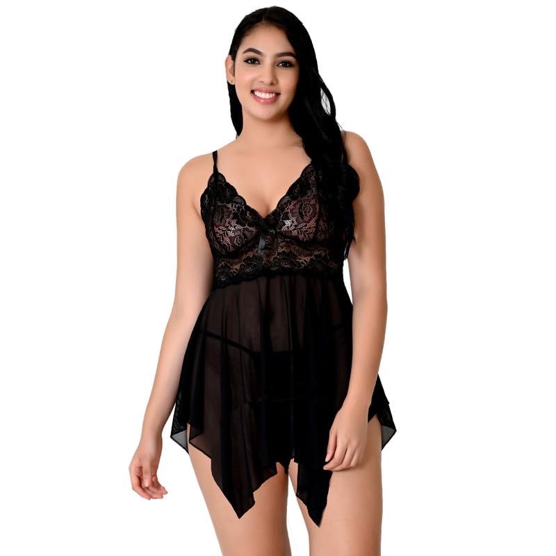 Women Babydoll Women Nighty Set or Honeymoon Nightwear