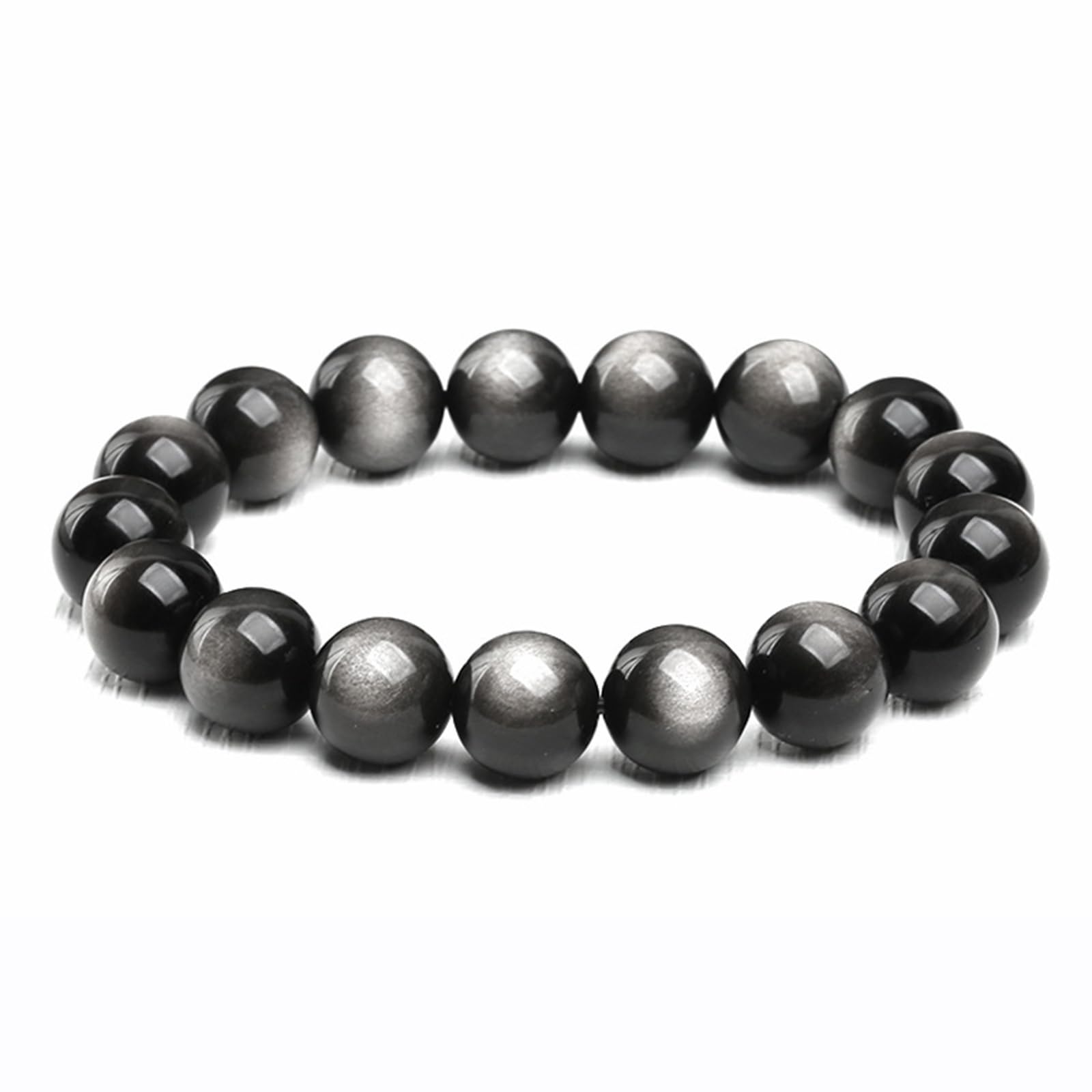 Iuyixwfp Women's B 5A Grade Natural Crystal Gemstone Racelet | Healing Energy Charged Quartz Stone Ead | Handcrafted Stretch Racelet For Men Teens,,18Mm